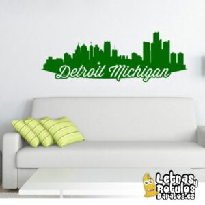 Skyline Detroit Michigan