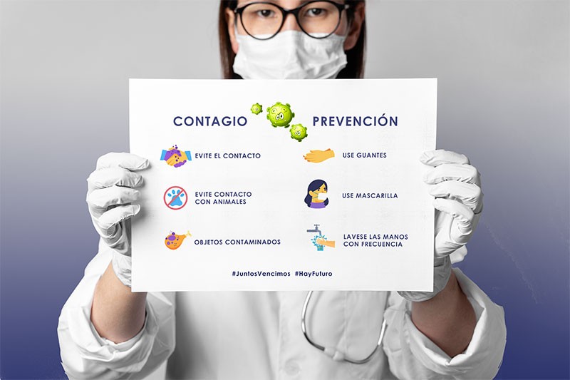Cartel Informativo Especial COVID19 Prevención